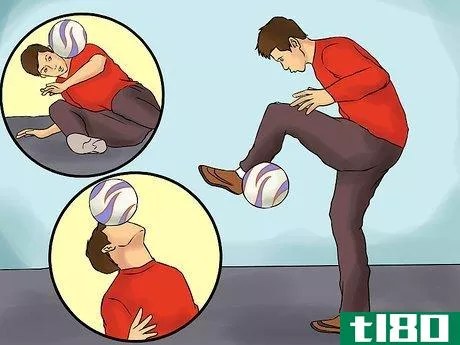 Image titled Do Freestyle Football Tricks Step 3