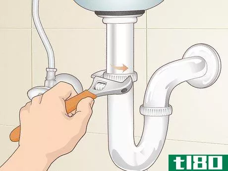Image titled Fix a Leaky Sink Drain Pipe Step 4