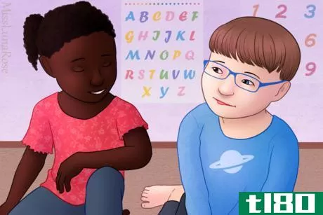 Image titled Child Talks to Friend with Down Syndrome.png