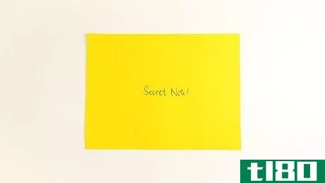 如何把纸折成一个方形的便条(fold paper into a secret note square)