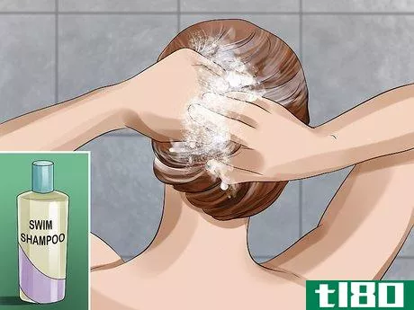 Image titled Get Chlorine Out of Your Hair Step 1