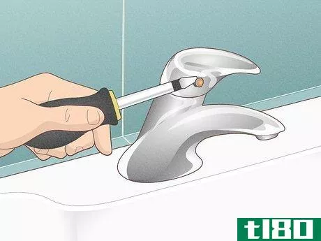 Image titled Fix a Leaky Bathroom Sink Faucet with a Single Handle Step 3