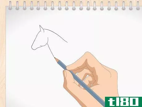 Image titled Draw a Simple Horse Step 5