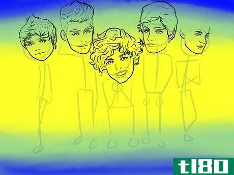Image titled Draw One Direction Step 11