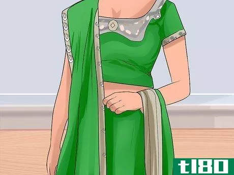 Image titled Dress in a Ghagra Choli (Indian Dress) Step 8