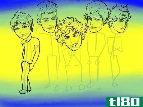 Image titled Draw One Direction Step 13