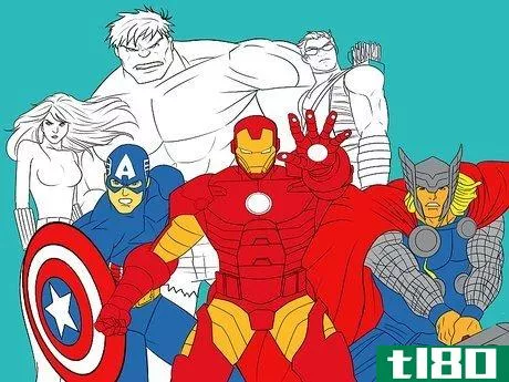 Image titled Draw the Avengers Step 16