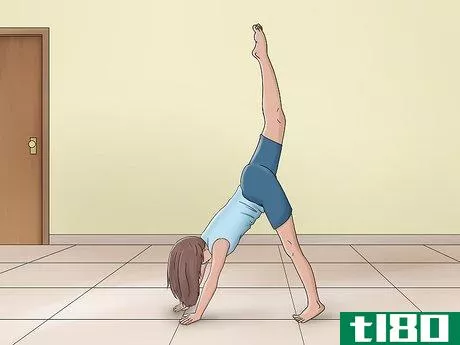Image titled Do to Back Walkovers on the Beam Step 5