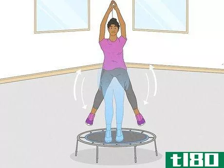 Image titled Exercise on a Trampoline Step 3