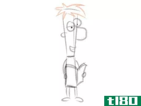 Image titled Draw Ferb Fletcher from Phineas and Ferb Step 22