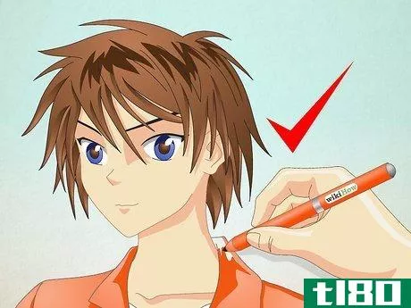 Image titled Draw a Manga Face (Male) Step 8
