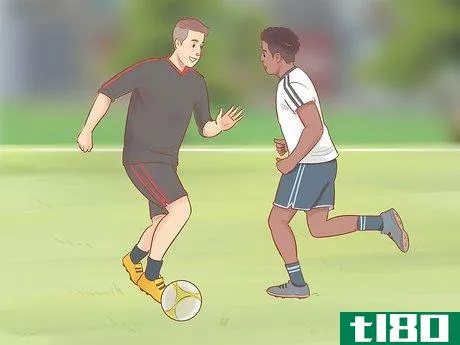Image titled Dribble a Soccer Ball Past an Opponent Step 3
