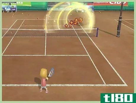 Image titled Do a Fast Ball in Tennis in Wii Sports Step 7