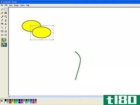 Image titled Draw a Flower in Microsoft Paint Step 4