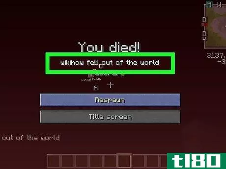 Image titled Die in Minecraft Step 17