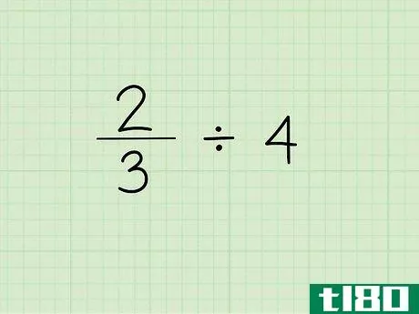 如何将分数除以整数(divide fractions by a whole number)