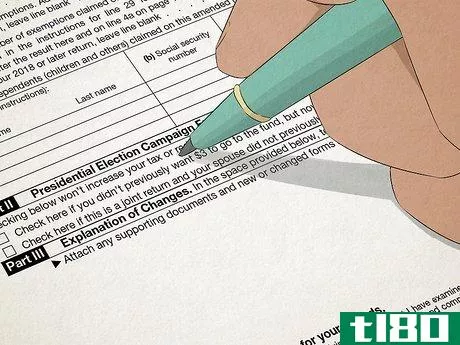 Image titled Fill Out a US 1040X Tax Return Step 9