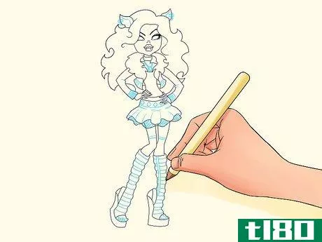 Image titled Draw Monster High Step 56