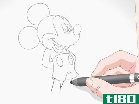 Image titled Draw Mickey Mouse Step 27