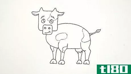 Image titled Draw a Cow Step 7