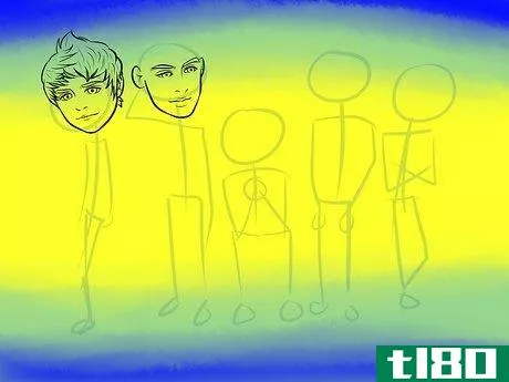 Image titled Draw One Direction Step 5