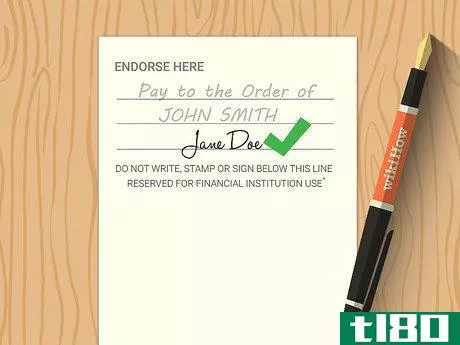 Image titled Endorse a Check Step 13