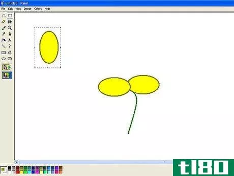 Image titled Draw a Flower in Microsoft Paint Step 10