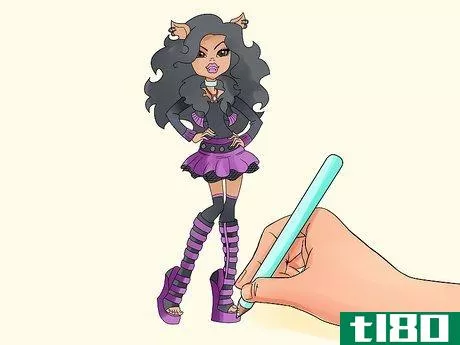 Image titled Draw Monster High Step 57