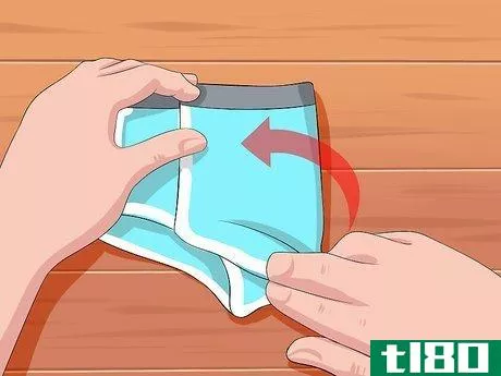 Image titled Fold Underwear Step 2