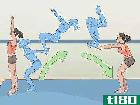 Image titled Do a Flyaway in Gymnastics Step 2