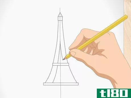 Image titled Draw the Eiffel Tower Step 5