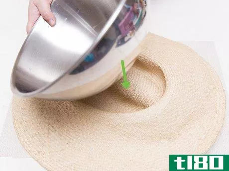 Image titled Fix a Squashed Straw Hat Step 7