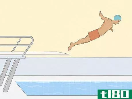 Image titled Do a Swan Dive From the Side of a Swimming Pool Step 7