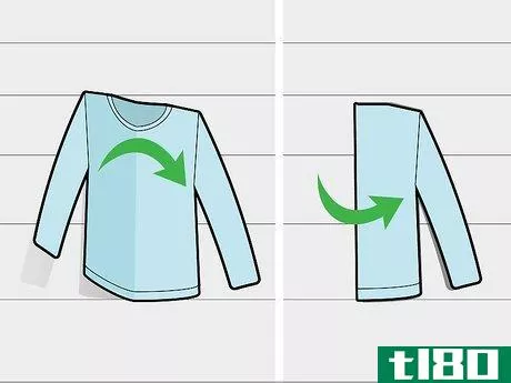 Image titled Fold Long Sleeve Shirts Step 2