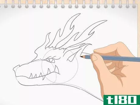 Image titled Draw a Dragon Head Step 16
