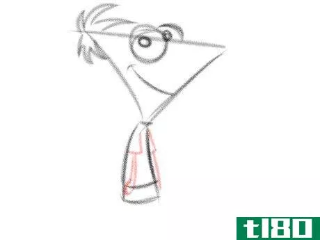 Image titled Draw Phineas Flynn from Phineas and Ferb Step 6