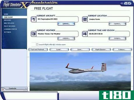 Image titled Fly a Glider in Flight Simulator X Step 1