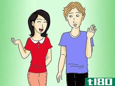Image titled Flirt With a Guy (Teens) Step 1