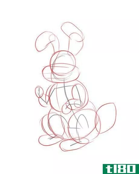 Image titled Draw the Easter Bunny Step 2