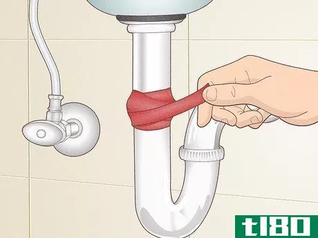 Image titled Fix a Leaky Sink Drain Pipe Step 2