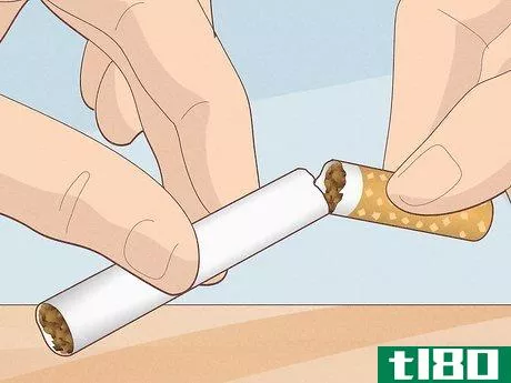 如何修理坏了的滤嘴香烟(fix a broken filter cigarette)