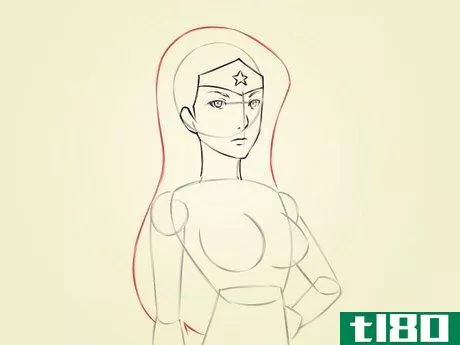 Image titled Draw Wonder Woman Step 5