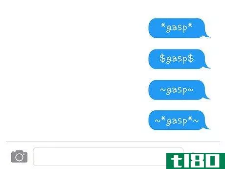 Image titled Gasp in Text Step 1