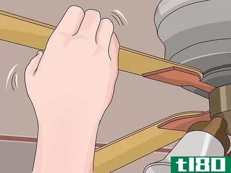 Image titled Fix a Squeaking Ceiling Fan Step 2