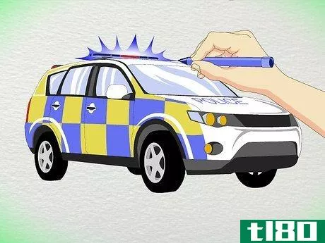 Image titled Draw a Police Car Step 34
