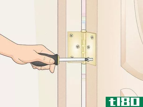 Image titled Fix a Rubbing Door Step 1