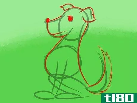Image titled Draw a Cartoon Dog Step 10