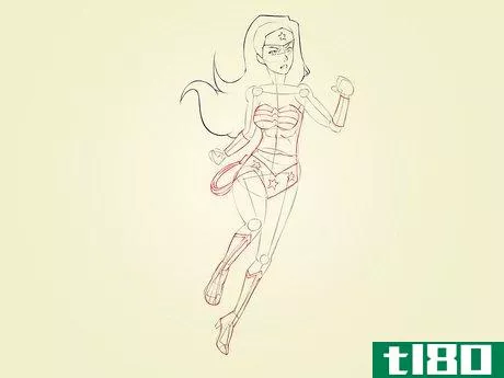Image titled Draw Wonder Woman Step 15