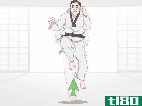 Image titled Execute Jump Kicks (Twio Chagi) in Taekwondo Step 38