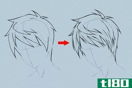 Image titled Draw Anime Hair Step 4